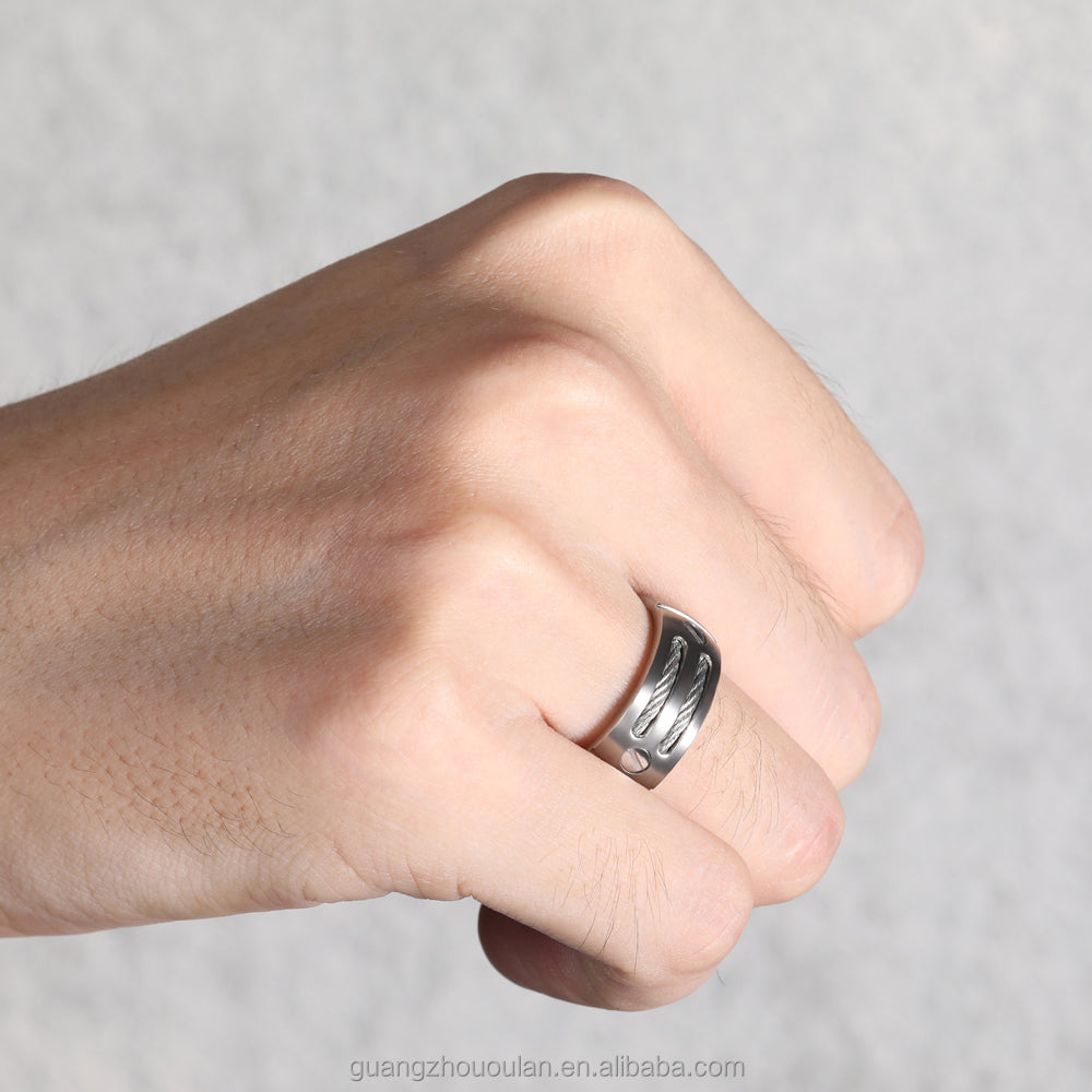 Stainless Steel Cables Ring