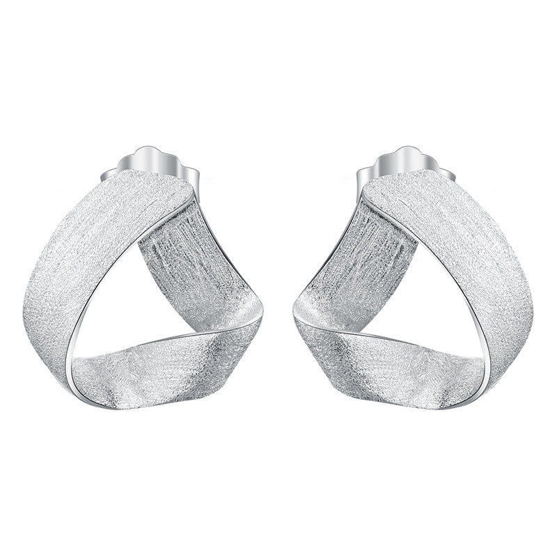 Sue Twist Earrings Silver/Gold