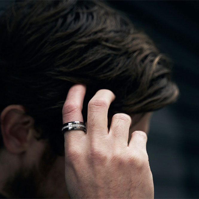 Full Round Cubic Zirconia Diamonds Ring