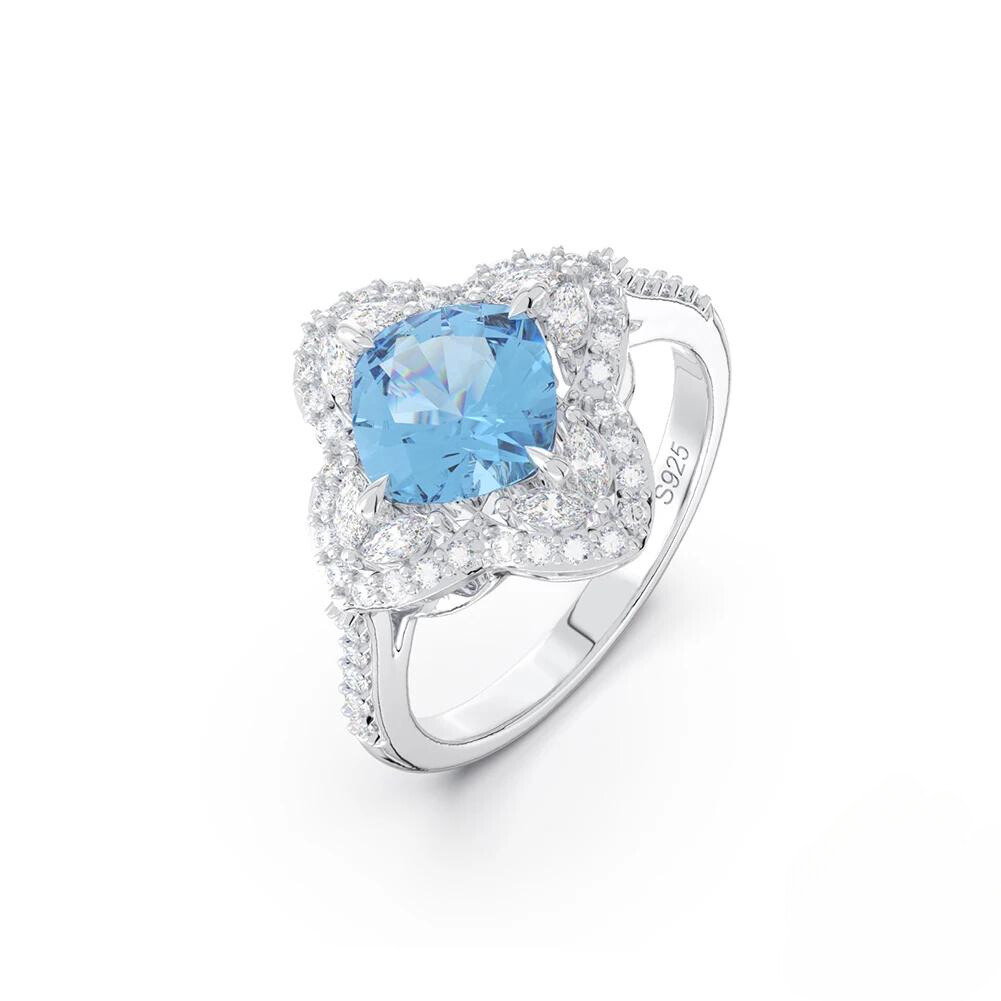 Megan Aquamarine Ring