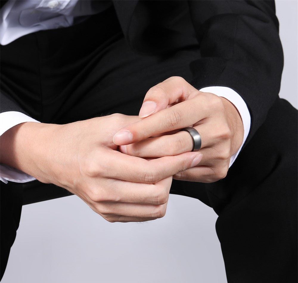 Brushed Men Ring