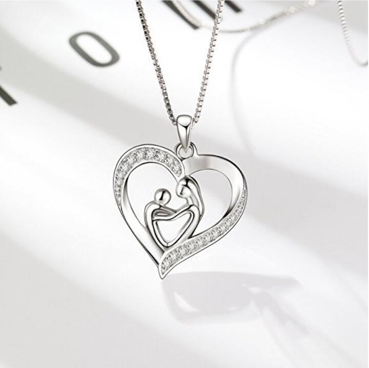 Mother-child Heart Necklace