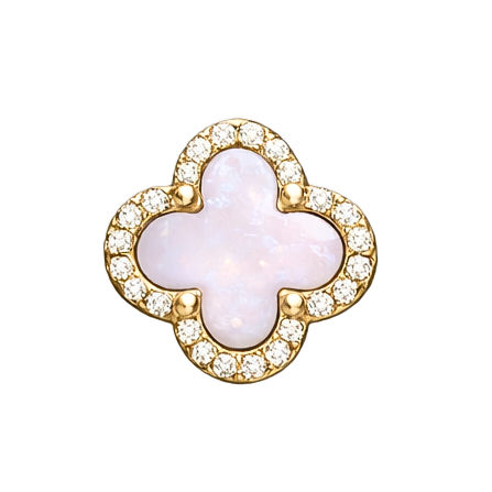 Stephanie Clover Stud Earrings