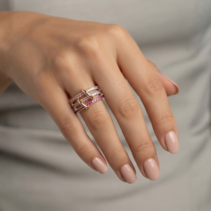 Styled on hand to show real-life wearability and everyday elegance.