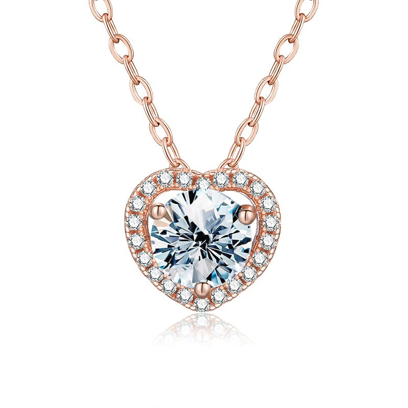 Aurora Moissanite Diamond Necklace