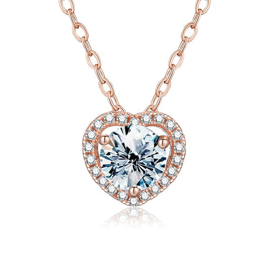 Aurora Moissanite Diamond Necklace