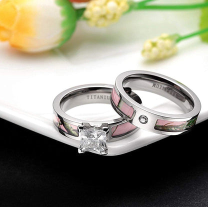 Romantic Pink Camo Ring