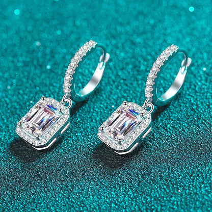 Lucy Moissanite Diamond Dangle Earrings