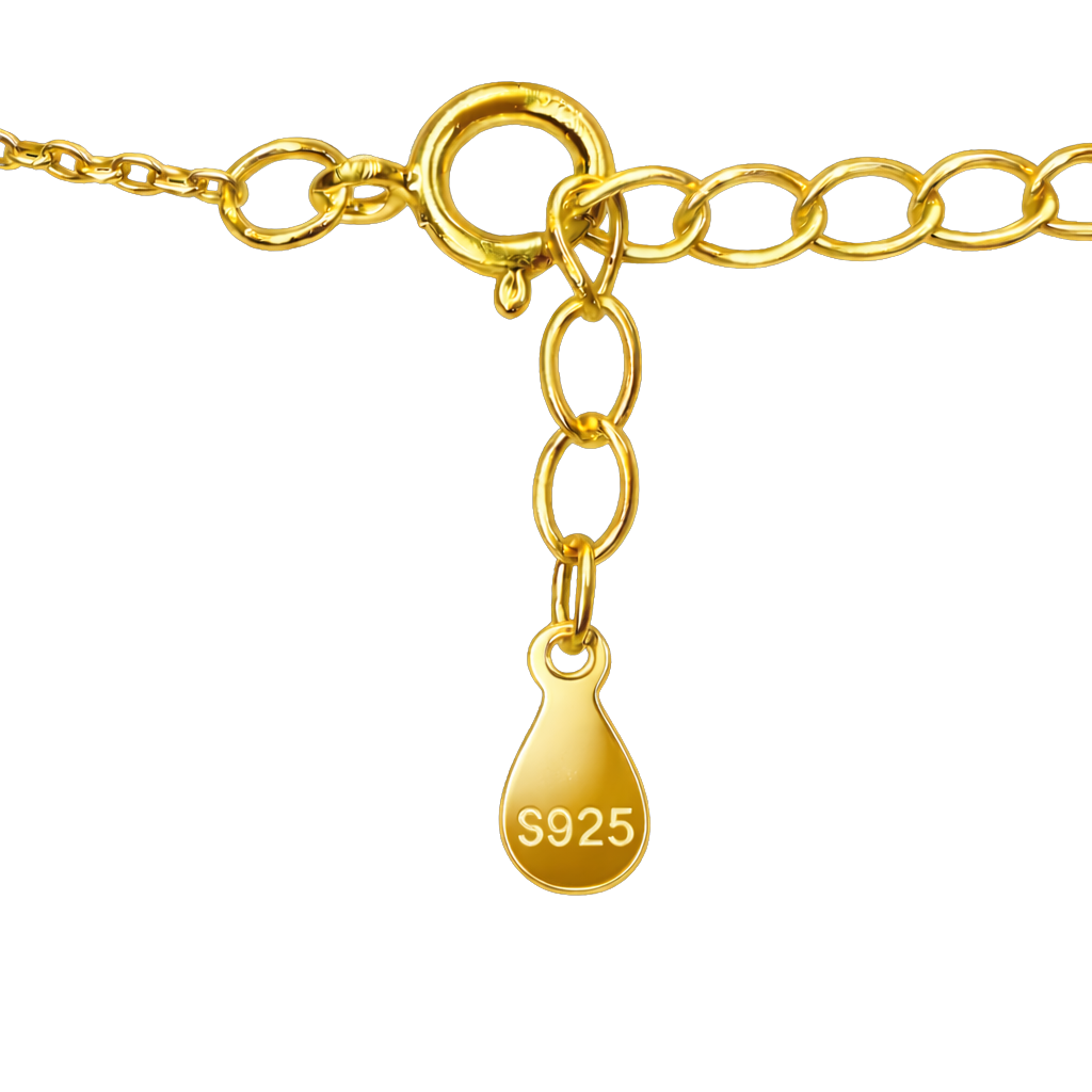 Side-by-side comparison of the green and white clover versions to showcase both elegant stone options.