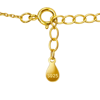 Side-by-side comparison of the green and white clover versions to showcase both elegant stone options.