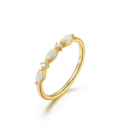 Nevaeh Opal Stackable Ring