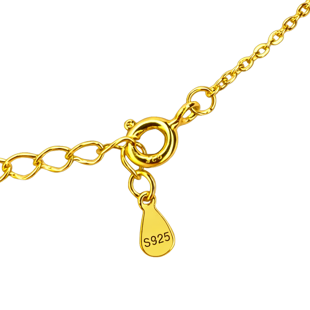 Stephanie Clover Sterling Necklace